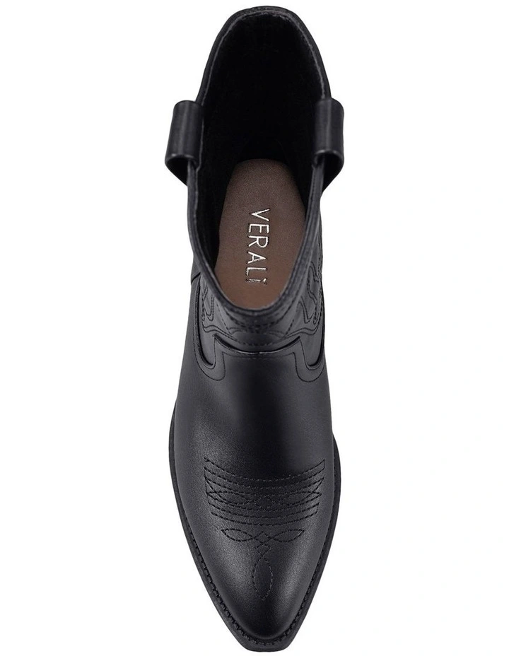 Howdy Cowboy Boots In Black 4 Howdy Cowboy Boots In Black - Image 4