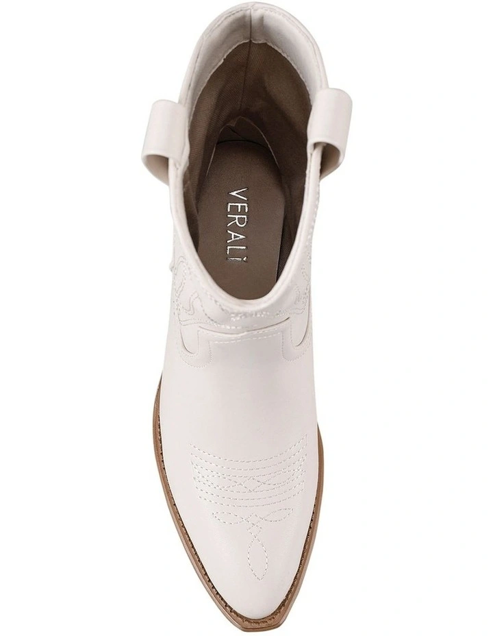 Howdy Cowboy Boots In Bone 4 Howdy Cowboy Boots In Bone - Image 4