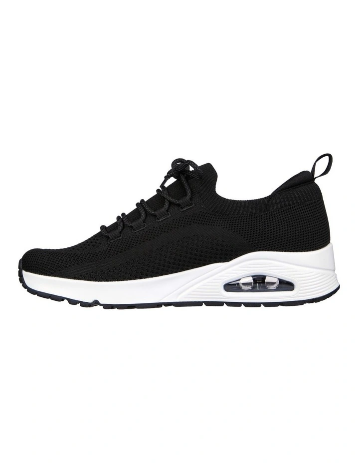 Skechers Uno Sneaker In Black 2 Skechers Uno Sneaker In Black - Image 2