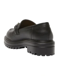 Belinda Flat Loafers In Black Smooth -Myer Clothing Shop 980928280 6 720x928
