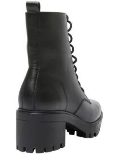 Zane Leather Boots In Black -Myer Clothing Shop 980934400 4 720x928