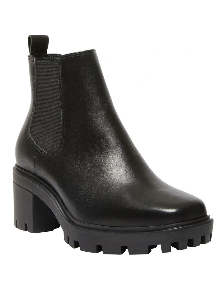 Zelda Leather Boots In Black 2 Zelda Leather Boots In Black - Image 2