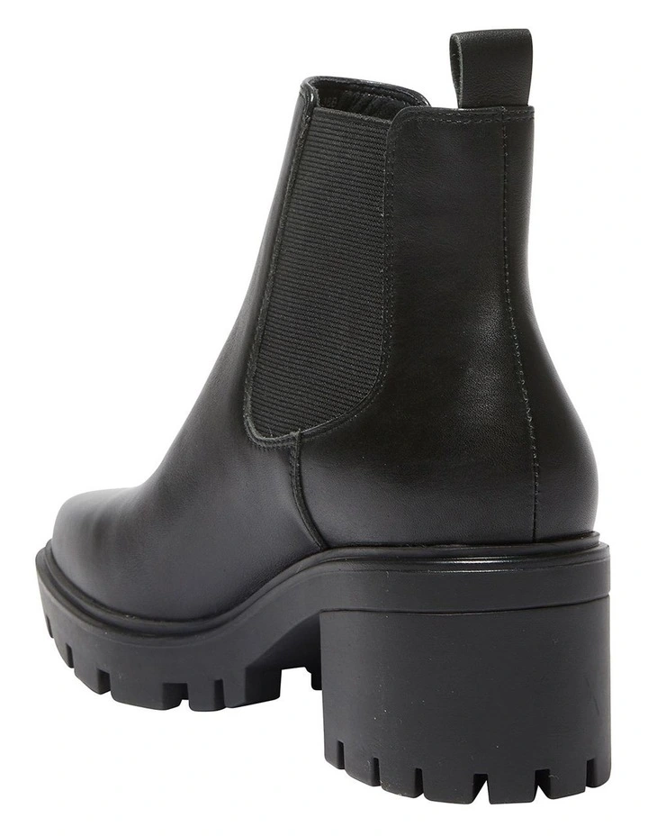 Zelda Leather Boots In Black 6 Zelda Leather Boots In Black - Image 6
