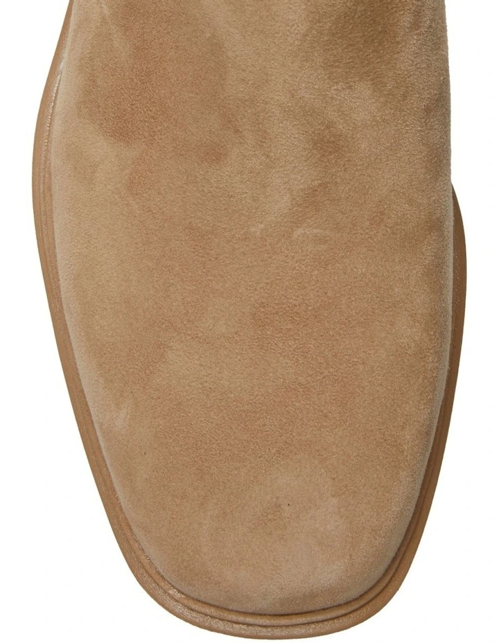 Zack Suede Leather Boots In Taupe 7 Zack Suede Leather Boots In Taupe - Image 7