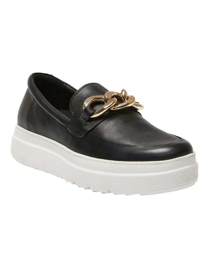 Bates Sneaker In Black Leather 2 Bates Sneaker In Black Leather - Image 2