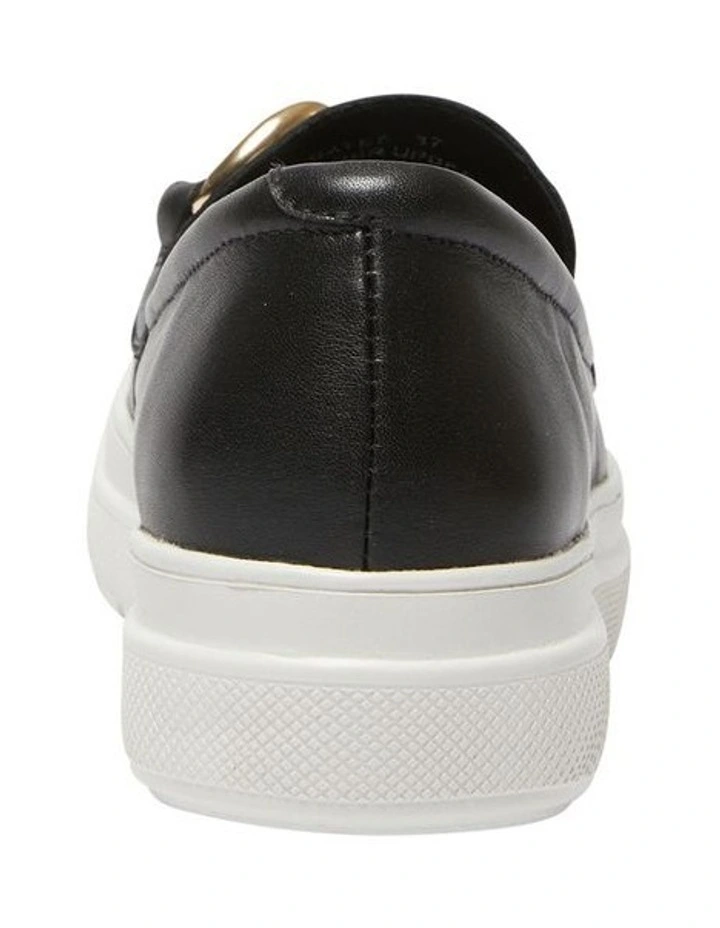 Bates Sneaker In Black Leather 5 Bates Sneaker In Black Leather - Image 5
