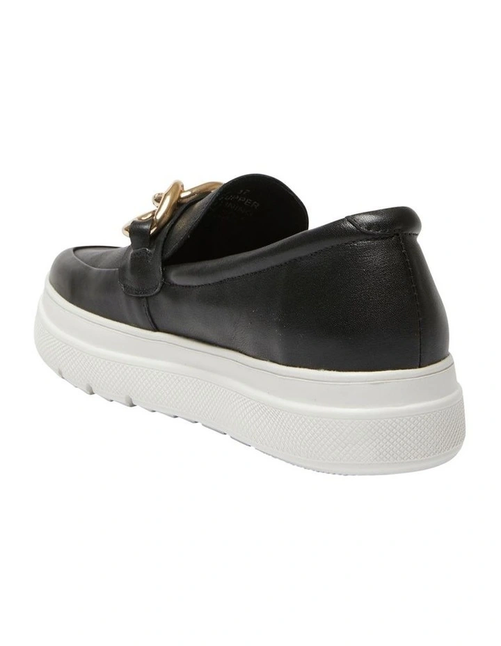 Bates Sneaker In Black Leather 6 Bates Sneaker In Black Leather - Image 6
