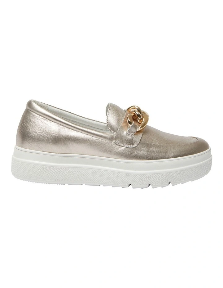 Bates Sneakers In Soft Gold Metallic 1 Bates Sneakers In Soft Gold Metallic