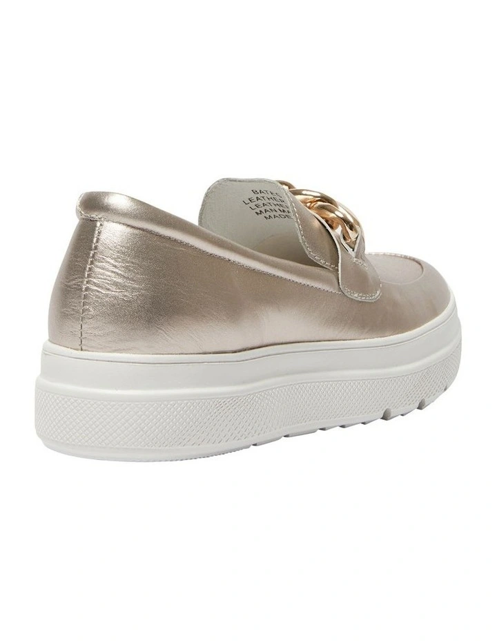 Bates Sneakers In Soft Gold Metallic 4 Bates Sneakers In Soft Gold Metallic - Image 4