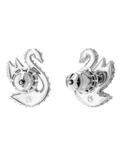 Swarovski Iconic Swan Stud Earrings Swan Rhodium Plated In White 7 Swarovski Iconic Swan Stud Earrings Swan Rhodium Plated In White -Myer Clothing Shop 981136720 4 720x928