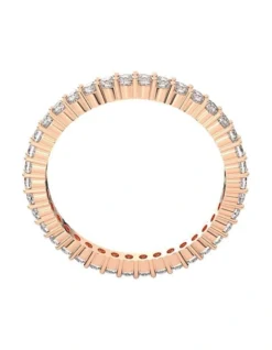 Swarovski Vittore Ring Round Cut Rose Gold-Tone Plated In White 7 Swarovski Vittore Ring Round Cut Rose Gold-Tone Plated In White -Myer Clothing Shop 981153370 4 720x928