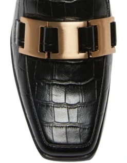 Gable Heeled Leather Shoes In Black Croc Print 13 Gable Heeled Leather Shoes In Black Croc Print -Myer Clothing Shop 981172360 7 720x928