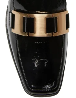 Gable Heeled Leather Shoes In Black Patent -Myer Clothing Shop 981173080 7 720x928