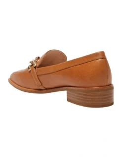 Dalton Flat Loafers In Leather Tan -Myer Clothing Shop 981176050 6 720x928