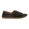 Talan Flat Shoes In Black/Tan Leather