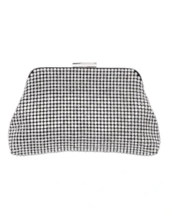 Marilyn Bag In Silver Crystal Mesh 7 Marilyn Bag In Silver Crystal Mesh -Myer Clothing Shop 981196120 4 720x928