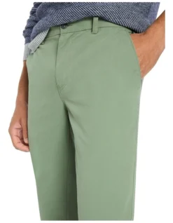 Jacob Washed Chino Pant In Green -Myer Clothing Shop 981234100 3 720x928