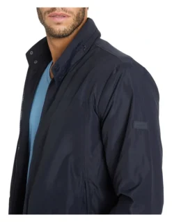 Karl Spray Jacket In Navy -Myer Clothing Shop 981249220 3 720x928