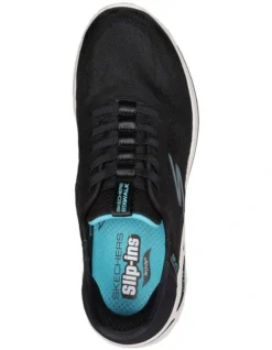 Skechers Go Walk Arch Fit Wavy Sky In Black -Myer Clothing Shop 981471340 4 720x928