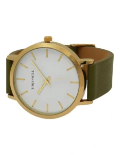 Classic Leather Strap In Green -Myer Clothing Shop 981531280 5 720x928