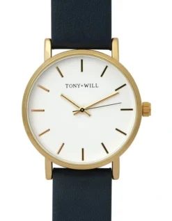 Classic Leather Strap In Blue