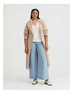 Rib Polo Short Sleeve Knit In Chalk -Myer Clothing Shop 981762580 3 720x928