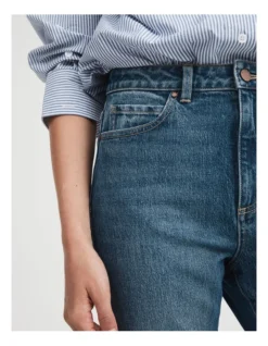 7/8 Straight Jean In Indigo -Myer Clothing Shop 981766990 3 720x928
