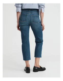 7/8 Straight Jean In Indigo -Myer Clothing Shop 981766990 4 720x928