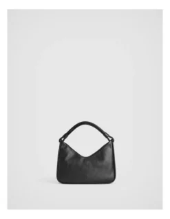 Soft Leather Shoulder Bag In Black -Myer Clothing Shop 981767530 5 720x928