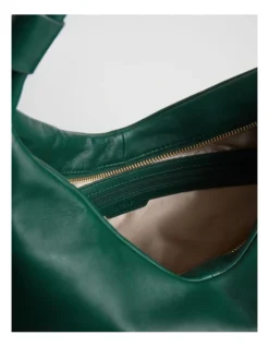 Soft Leather Shoulder Bag In Teal Green 8 Soft Leather Shoulder Bag In Teal Green -Myer Clothing Shop 981767710 4 720x928