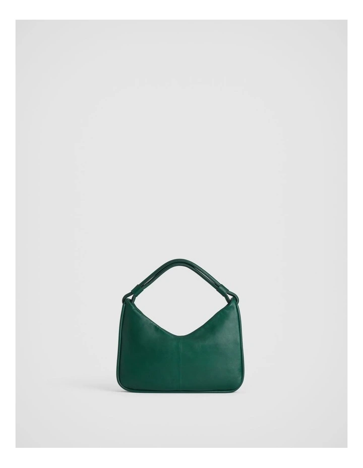 Soft Leather Shoulder Bag In Teal Green 5 Soft Leather Shoulder Bag In Teal Green - Image 5