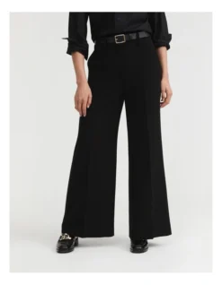 Classic Wide Leg Pant In Black