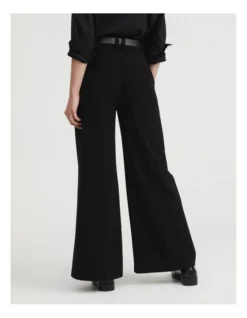 Classic Wide Leg Pant In Black -Myer Clothing Shop 981769780 4 720x928