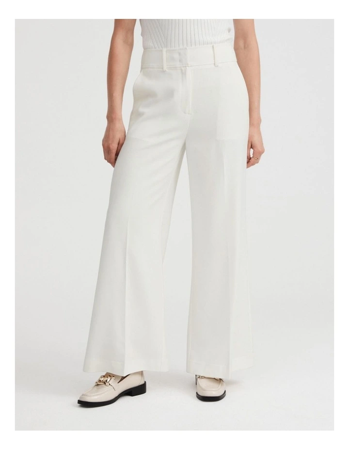 Classic Wide Leg Pant In Marshmallow 1 Classic Wide Leg Pant In Marshmallow