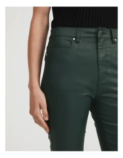 7/8 Coated Straight Jean In Dark Forest -Myer Clothing Shop 981771940 3 720x928