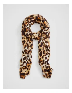 Leopard Scarf In Ocelot Print