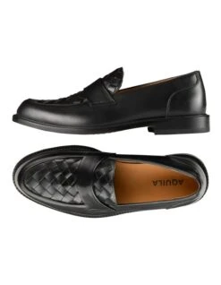 Freeman Leather Loafers In Black -Myer Clothing Shop 981774460 3 1 720x928