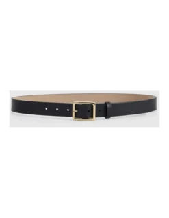 Juniper Leather Belt In Black -Myer Clothing Shop 981878590 3 720x928