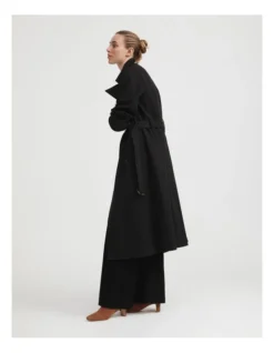 Classic Trench Coat In Black 7 Classic Trench Coat In Black -Myer Clothing Shop 981886420 3 720x928