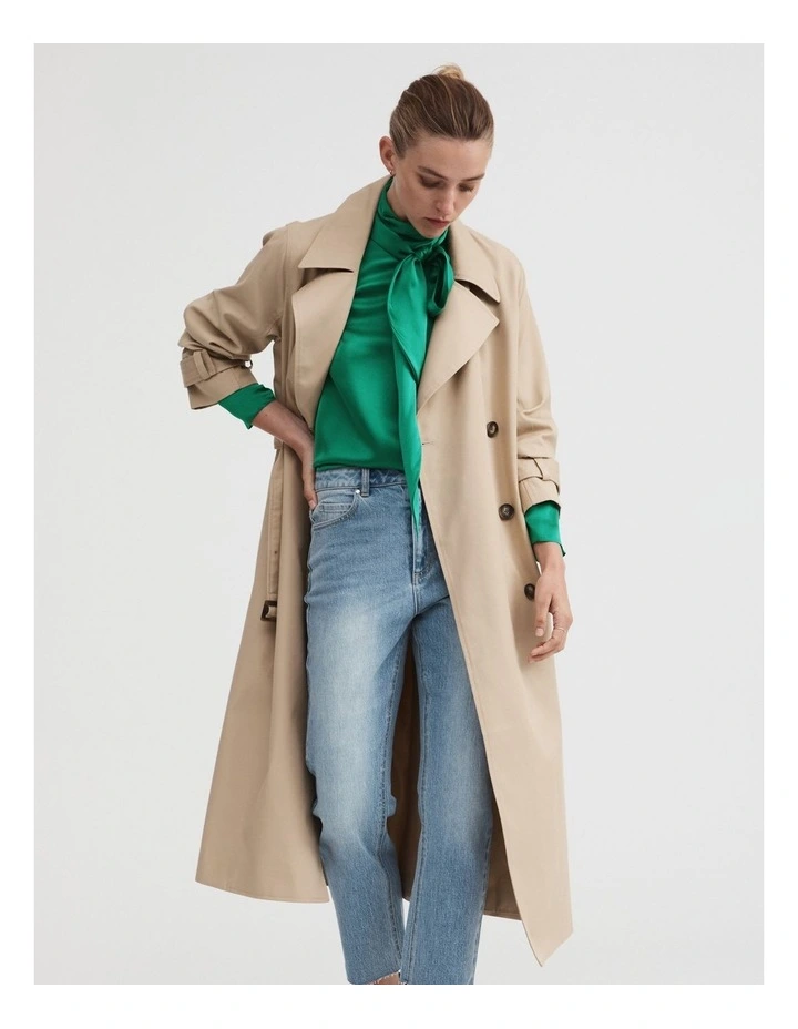 Classic Trench Coat In Pebble 1 Classic Trench Coat In Pebble