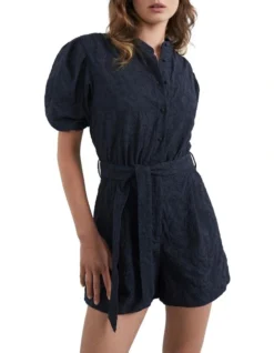 French Connection Broderie Playsuit
