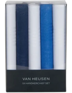 Van Heusen 5 Pack Hankie Set In Multi