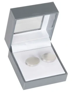 Van Heusen Oval Cufflinks In Silver