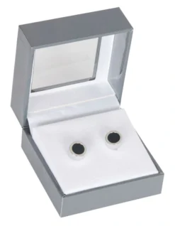 Van Heusen Circle Cufflinks In Navy