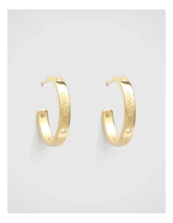 Lucent Hoop Earrings In Gold -Myer Clothing Shop 982390420 3 720x928