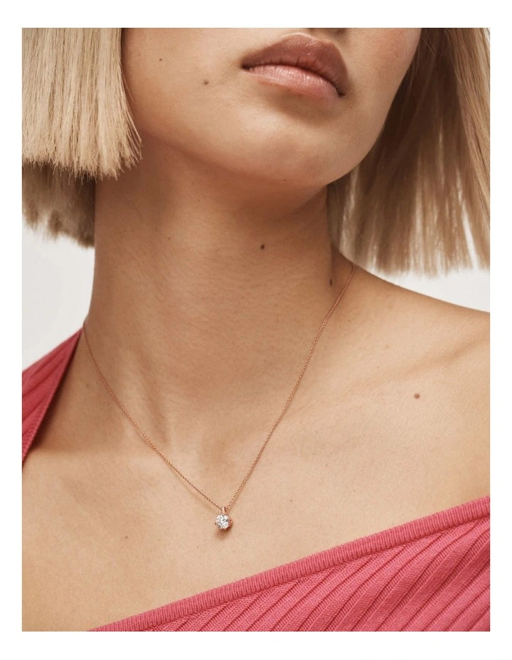 Dia-mim Necklace In Rose Gold 2 Dia-mim Necklace In Rose Gold - Image 2