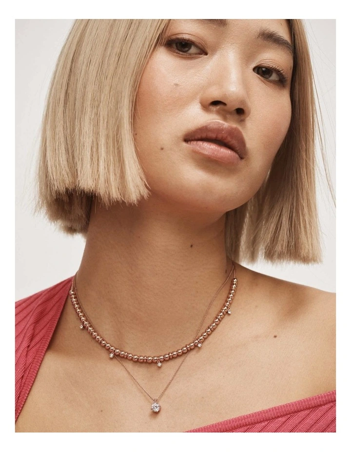 Dia-mim Necklace In Rose Gold 4 Dia-mim Necklace In Rose Gold - Image 4
