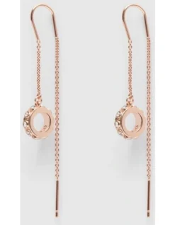 Halo Thread Earrings In Rose Gold -Myer Clothing Shop 982403920 3 720x928