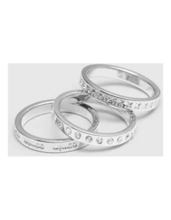Halo Ring Stack In Silver -Myer Clothing Shop 982404460 3 720x928
