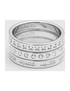 Halo Ring Stack In Silver -Myer Clothing Shop 982404460 5 720x928